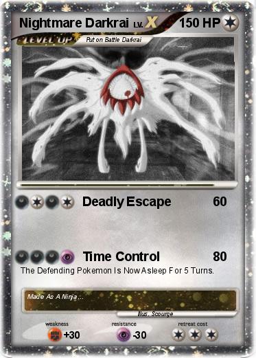Pokemon Nightmare Darkrai