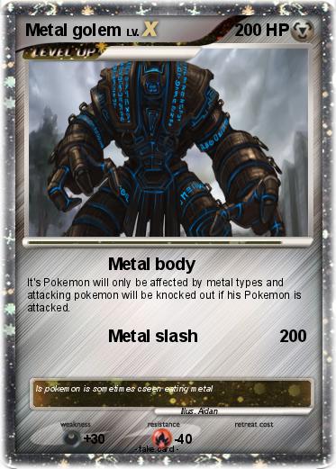 Pokemon Metal golem
