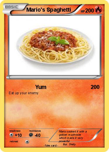 Pokemon Mario's Spaghetti