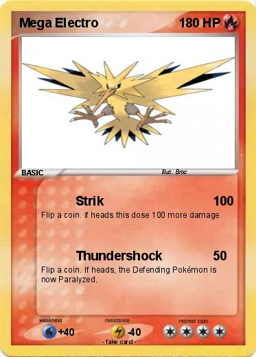 Pokemon Mega Electro