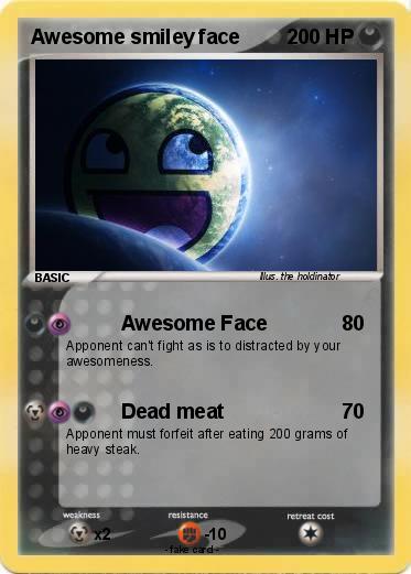 Pokemon Awesome smiley face