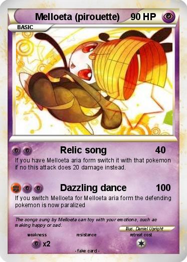 Pokemon Melloeta (pirouette)