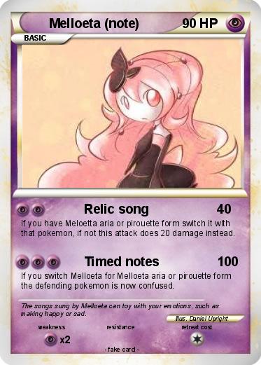 Pokemon Melloeta (note)