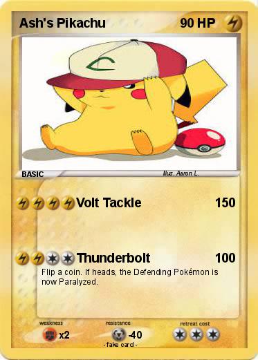 Pokemon Ash's Pikachu