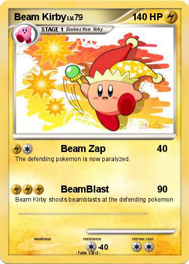 Pokemon Beam Kirby