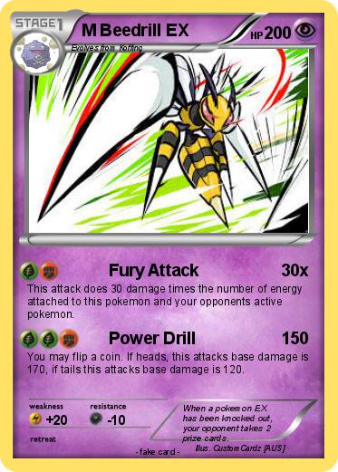 Pokemon M Beedrill EX