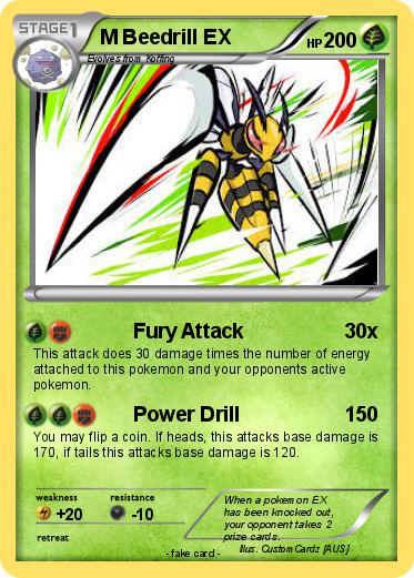 Pokemon M Beedrill EX