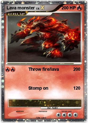 Pokemon Lava monster