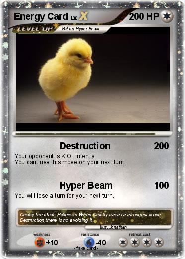 Pokemon Energy Card