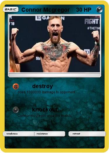 Pokemon Connor Mcgregor