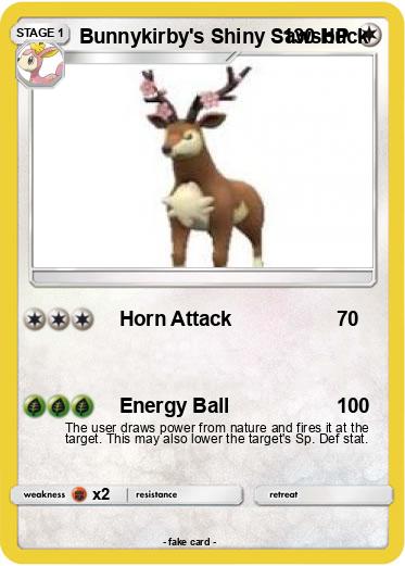 Pokemon Bunnykirby's Shiny Sawsbuck