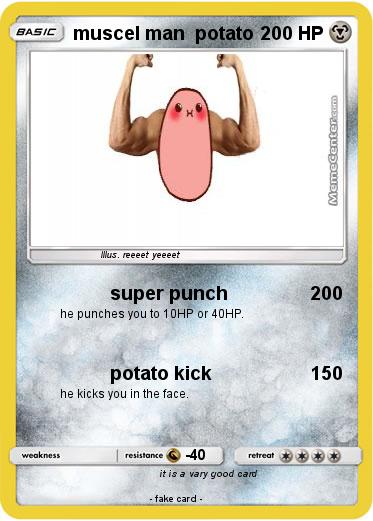 Pokemon muscel man  potato