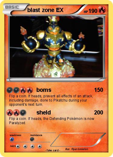 Pokemon blast zone EX