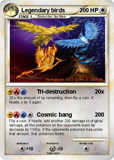 Pokemon Legendary birds
