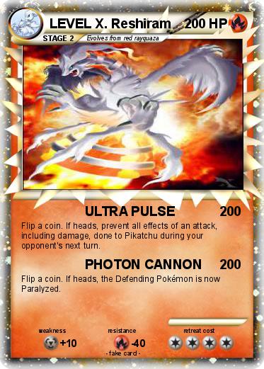 Pokemon LEVEL X. Reshiram