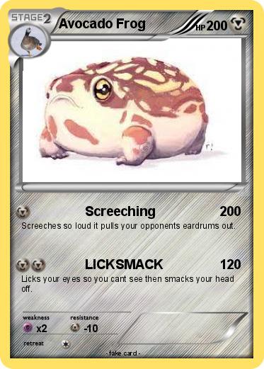 Pokemon Avocado Frog