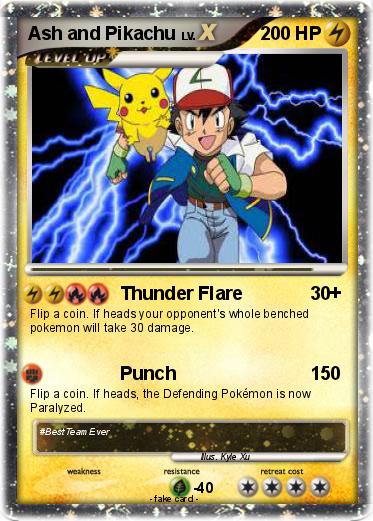 Pokemon Ash and Pikachu