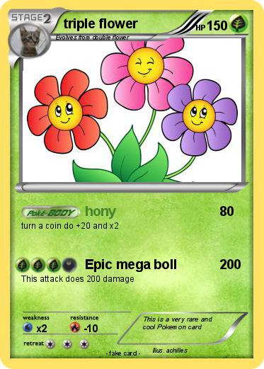 Pokemon triple flower