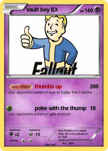 Pokemon Vault boy EX