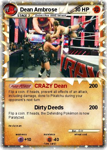 Pokemon Dean Ambrose