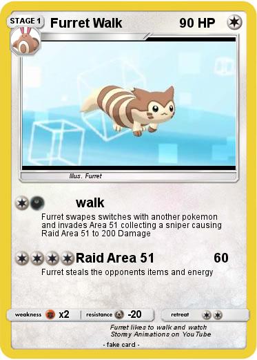 Pokemon Furret Walk Pokemon Furret Walk