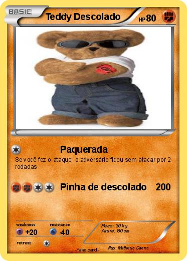 Pokemon Teddy Descolado