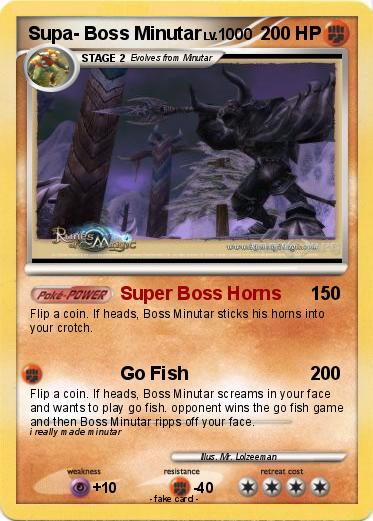 Pokemon Supa- Boss Minutar