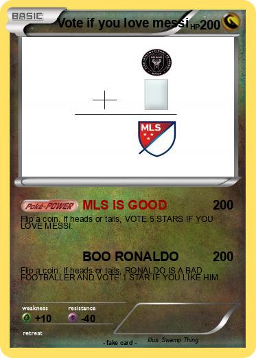 Pokemon Vote if you love messi