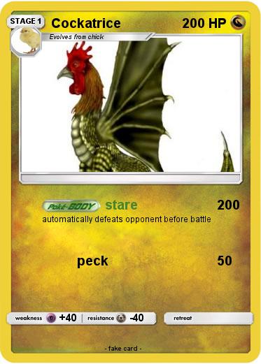 Pokemon Cockatrice