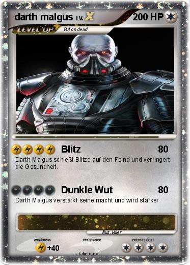 Pokemon darth malgus