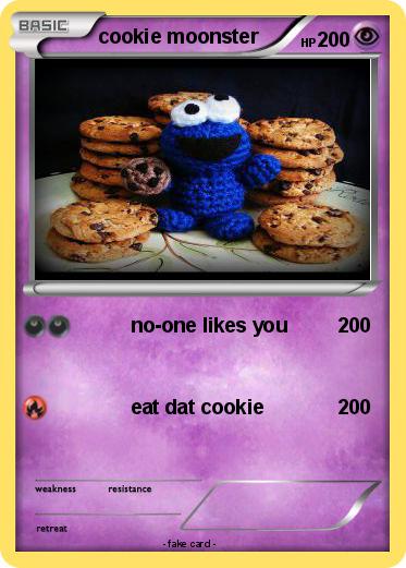 Pokemon cookie moonster