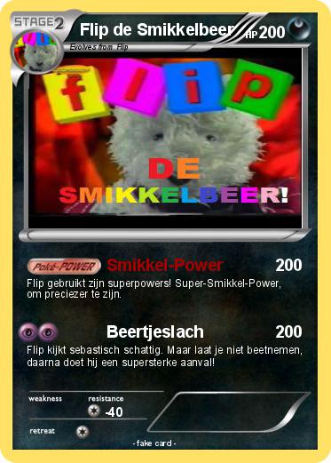 Pokemon Flip de Smikkelbeer