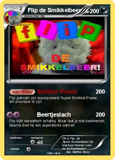 Pokemon Flip de Smikkelbeer
