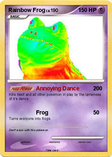 Pokemon Rainbow Frog