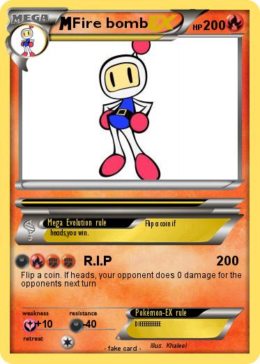 Pokemon Fire bomb