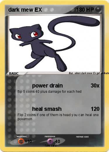 Pokemon dark mew EX