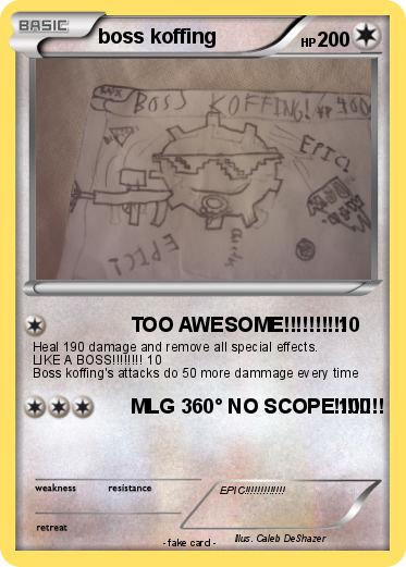 Pokemon boss koffing