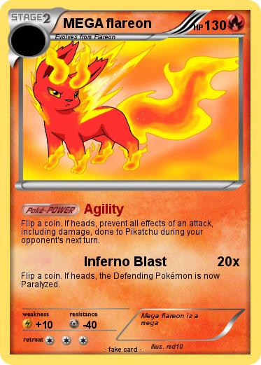 Pokemon MEGA flareon