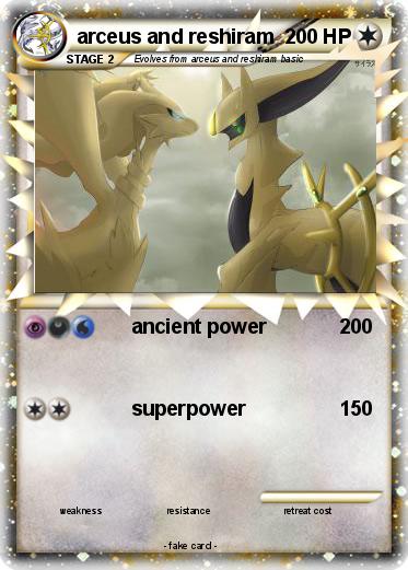 Pokemon arceus and reshiram Pokemon arceus and reshiram