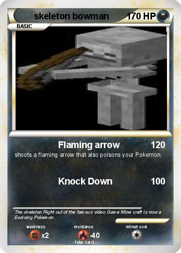 Pokemon skeleton bowman