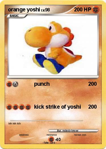 Pokemon orange yoshi