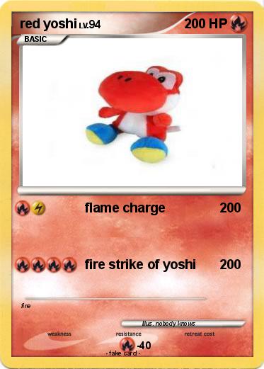 Pokemon red yoshi