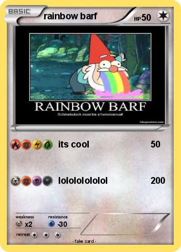 Pokemon rainbow barf