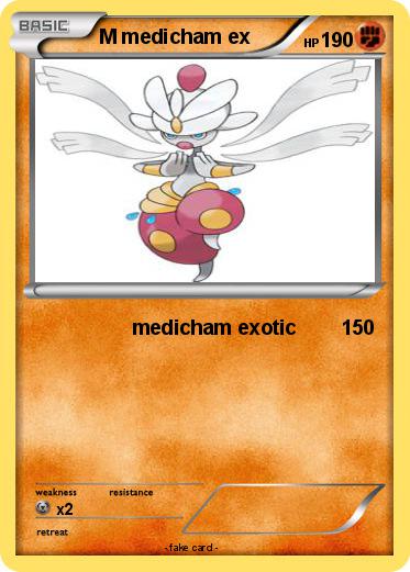 Pokemon M medicham ex