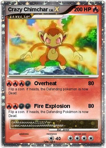 Pokemon Crazy Chimchar