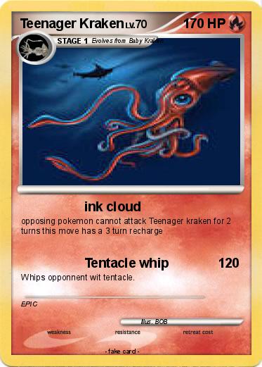 Pokemon Teenager Kraken