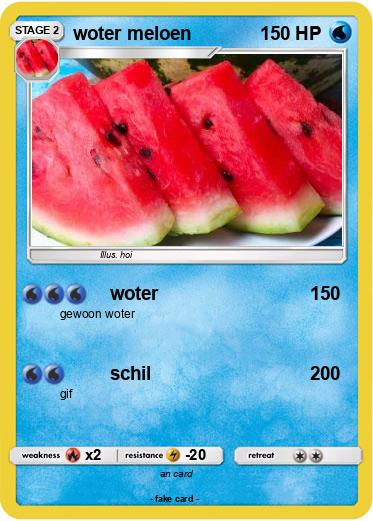 Pokemon woter meloen