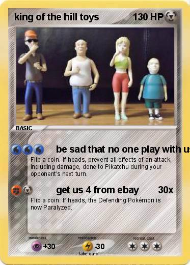 Pokemon king of the hill toys