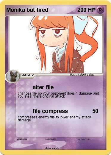 Pokemon Monika but tired