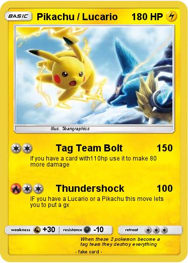 Pokemon Pikachu / Lucario